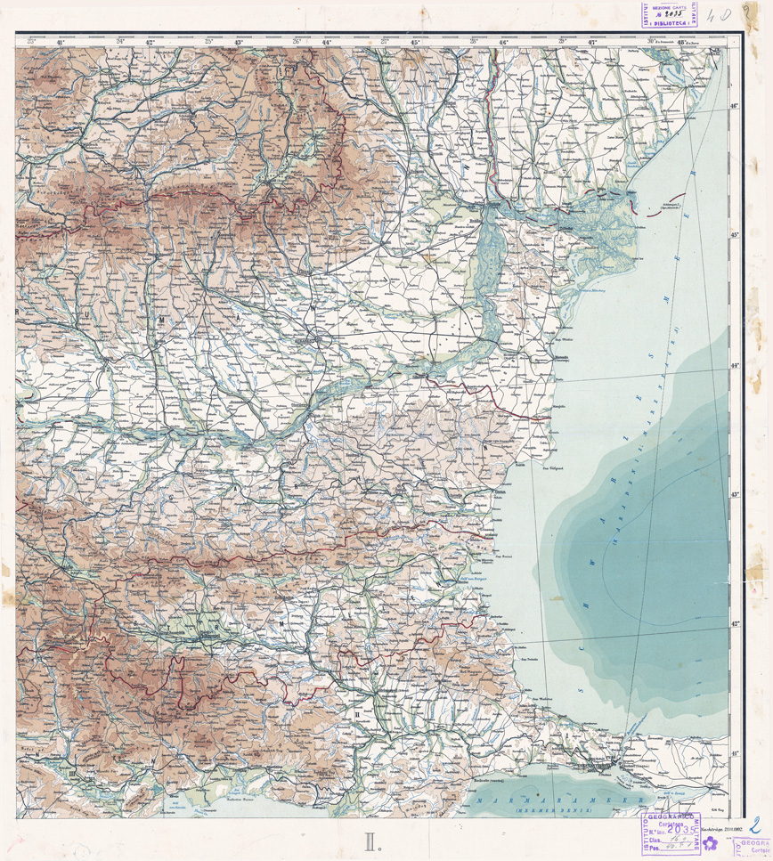(N:34340) DER EUROPAISCHE ORIENT FOGLIO II (SE008524) Carte e stampe antiche: riproduzione a colori su carta (formato A1)