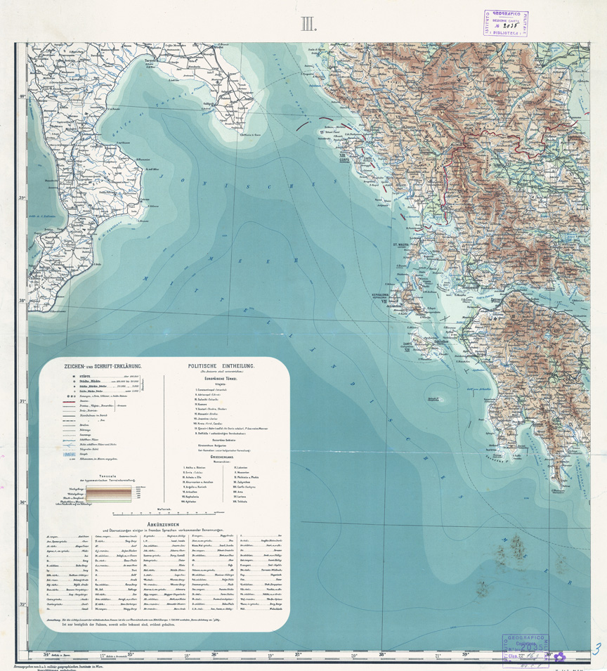 (N:34341) DER EUROPAISCHE ORIENT FOGLIO III (SE008525) Carte e stampe antiche: riproduzione a colori su carta (formato A1)