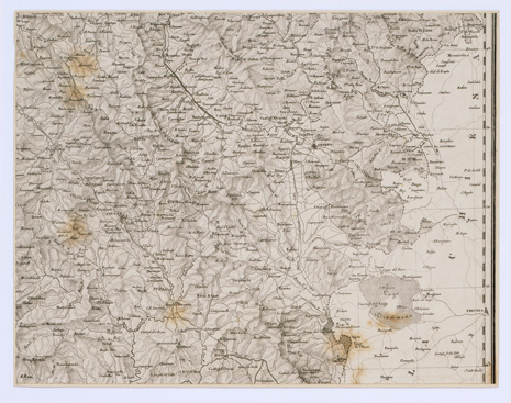 (N:147) CARTA GEOMETRICA DELLA TOSCANA - Pasqui n. 19 - Tavola 5 (B0000142) Carte e stampe antiche: riproduzione a colori su carta (formato A1)