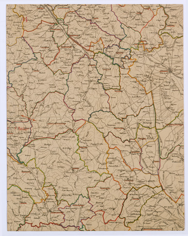 (N:11613) LA TOSCANA DIVISA IN COMUNITA'- Tavola 14 (B0000175) Carte e stampe antiche: riproduzione a colori su carta (formato A1)