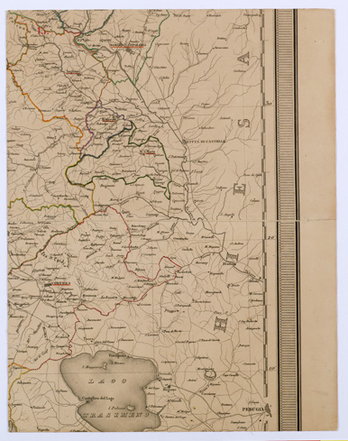 (N:11612) LA TOSCANA DIVISA IN COMUNITA' - Tavola 15 (B0000176) Carte e stampe antiche: riproduzione a colori su carta (formato A1)