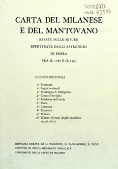(N:1852) CARTA TOPOGRAFICA DEL MILANESE E DEL MANTOVANO ESEGUITA DIETRO LE PIU' ESATTE DIMENSIONI GEOGRAFICHE ED OSSERVAZIONI ASTRONOMICHE -Tavola 10 Quadro d'Unione (B0003915) Carte e stampe antiche: riproduzione a colori su carta (formato A1)