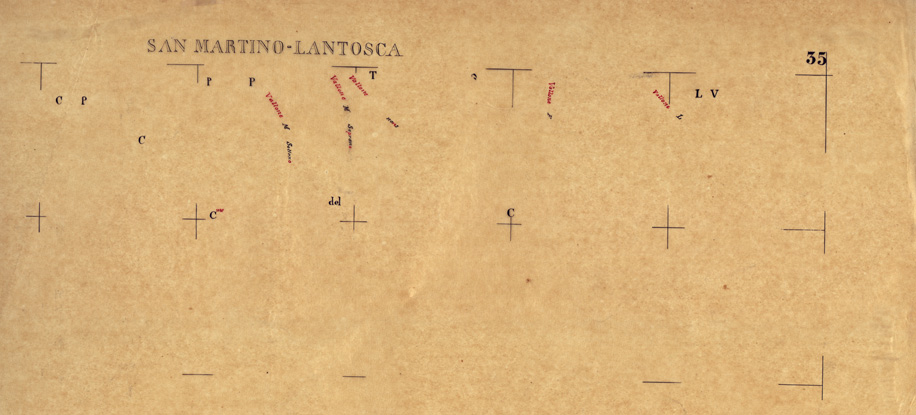 (N:3061) CARTA DELLA CONTEA DI NIZZA - Foglio 35 + velina - S. Martino Lantosca (B0004205) Carte e stampe antiche: riproduzione a colori su carta (formato A1)