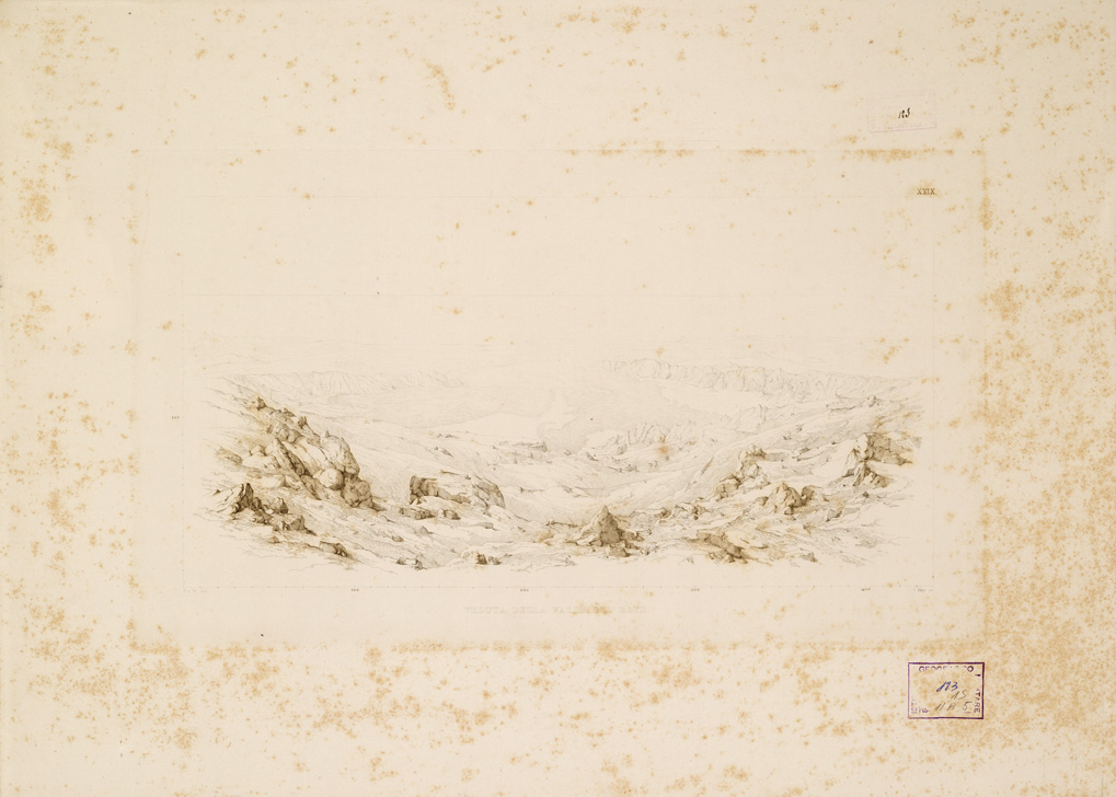 (N:269) I. CARTA TOPOGRAFICA DELL'ETNA... - II. CARTA GEOLOGICA DELL'ETNA... - Veduta XXIX - Veduta della Valle del Bove (B0005321) Carte e stampe antiche: riproduzione a colori su carta (formato A1)