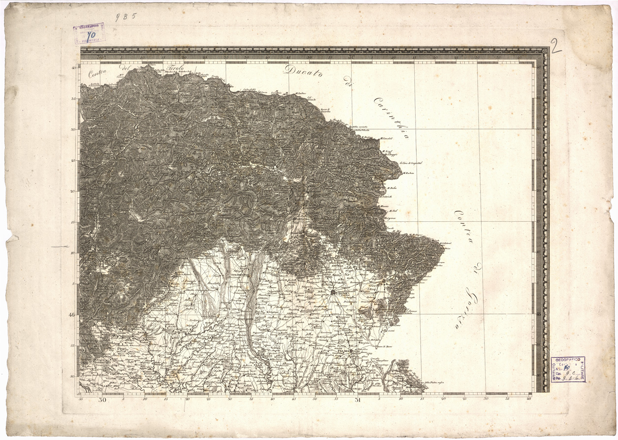 (N:10589) IL DUCATO DI VENEZIA... - Foglio 2 (B0005763) Carte e stampe antiche: riproduzione a colori su carta (formato A1)