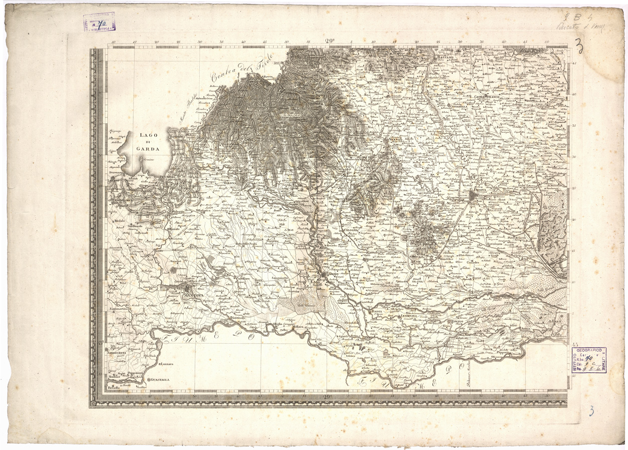(N:10590) IL DUCATO DI VENEZIA... - Foglio 3 (B0005764) Carte e stampe antiche: riproduzione a colori su carta (formato A1)