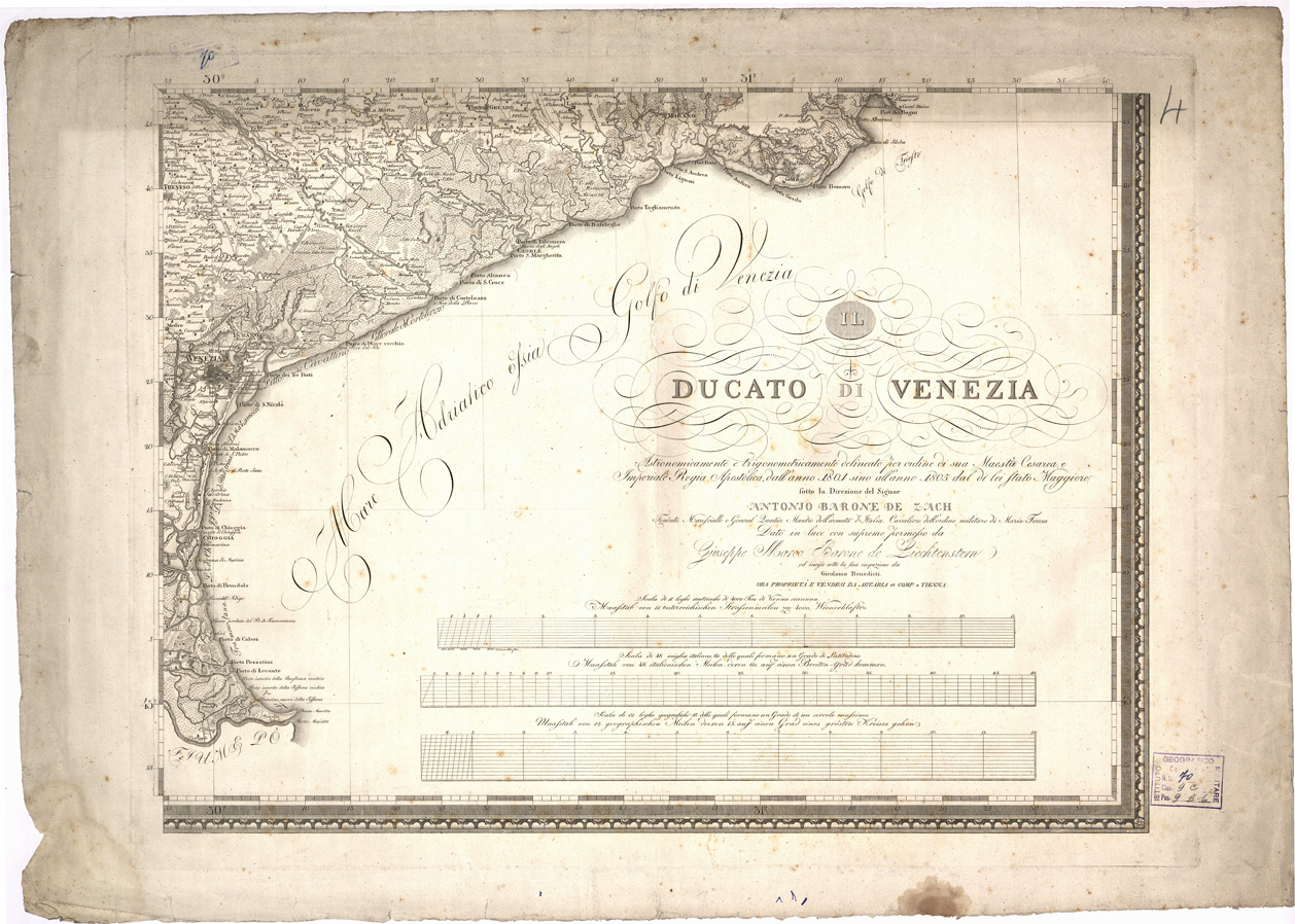 (N:10591) IL DUCATO DI VENEZIA... - Foglio 4 (B0005765) Carte e stampe antiche: riproduzione a colori su carta (formato A1)