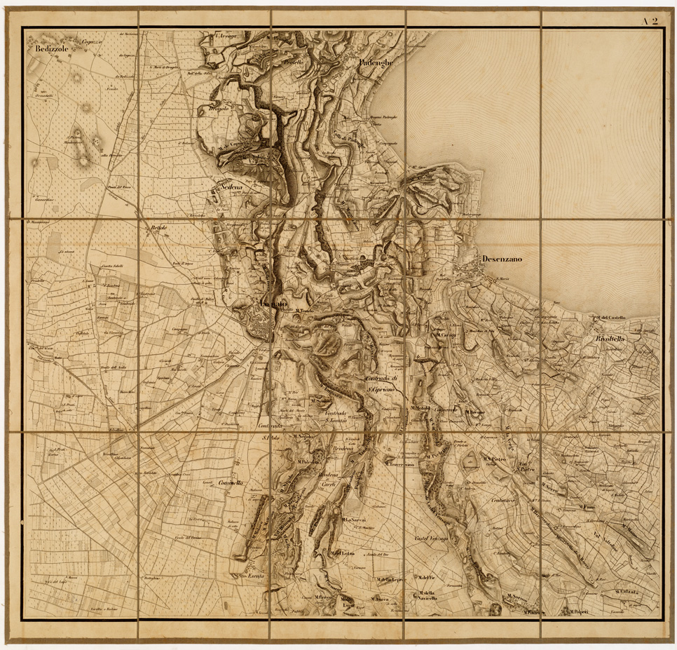 (N:8612) CARTE POUR SERVIR A L'INTELLIGENCE DES OPERATIONS MILITAIRES ENTRE LA CHIESE ET L'ADIGE...(LOMBARDO VENETO) - Foglio A2 (B0006323) Carte e stampe antiche: riproduzione a colori su carta (formato A1)