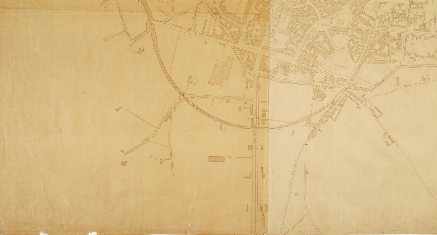 (N:14088) PLANIMETRIA DELLA CITTA' D'ACQUI (B0006799, B0006800, B0006801, B0006802, B6799-02) Carte e stampe antiche: riproduzione a colori su carta (formato A1)