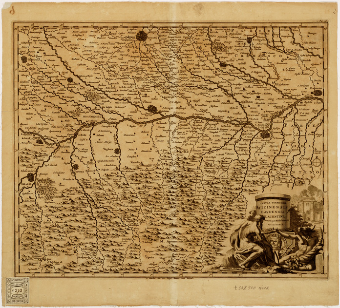 (N:11) XVIII Tavola DELL'ATLANTE LUGDUNI BATAVORUM - Foglio 2 (B0007983) Carte e stampe antiche: riproduzione a colori su carta (formato A1)