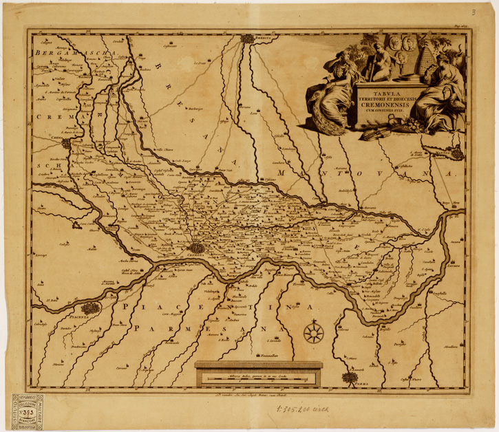 (N:12) XVIII Tavola DELL'ATLANTE LUGDUNI BATAVORUM - Foglio 3 (B0007984) Carte e stampe antiche: riproduzione a colori su carta (formato A1)