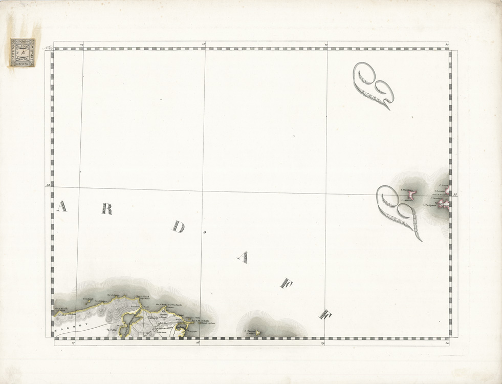 (N:10469) GRAN CARTA D'ITALIA DISEGNATA ED INCISA COLLA SCORTA DELLE OPERE PIU' RECENTI ED ACCREDITATE DI GEOGRAFIA PUBBLICATA PER CURA DI G. CIVELLI E COMP. ... - Foglio 22 - Isole Egadi (B0008309) Carte e stampe antiche: riproduzione a colori su carta (formato A1)