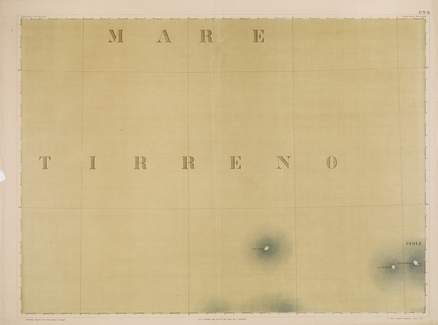 (N:5020) CARTA GEOGRAFICA POSTALE D'ITALIA... - Foglio 11 (B0008404) Carte e stampe antiche: riproduzione a colori su carta (formato A1)