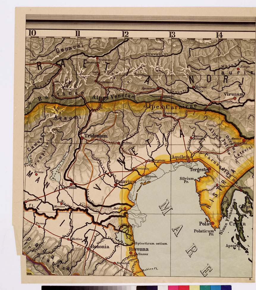 (N:16408) ITALIA TABULAE MAXIMAE... - Foglio 2 (B0008499) Carte e stampe antiche: riproduzione a colori su carta (formato A1)