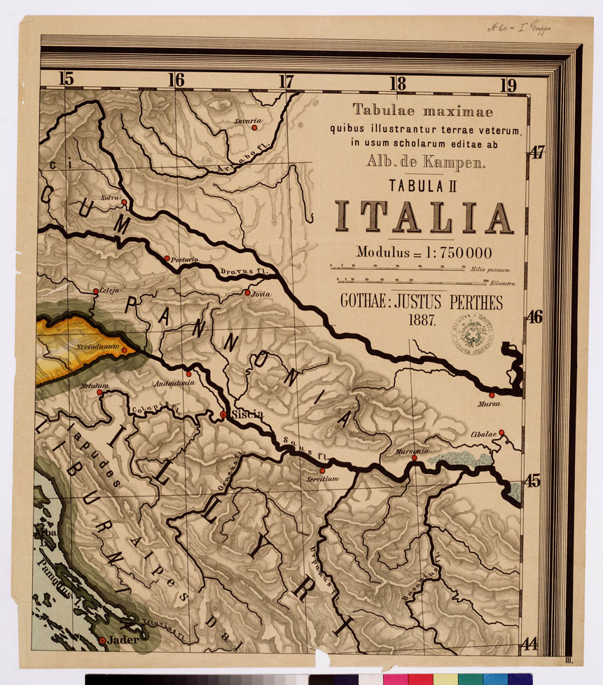 (N:16409) ITALIA TABULAE MAXIMAE... - Foglio 3 (B0008500) Carte e stampe antiche: riproduzione a colori su carta (formato A1)