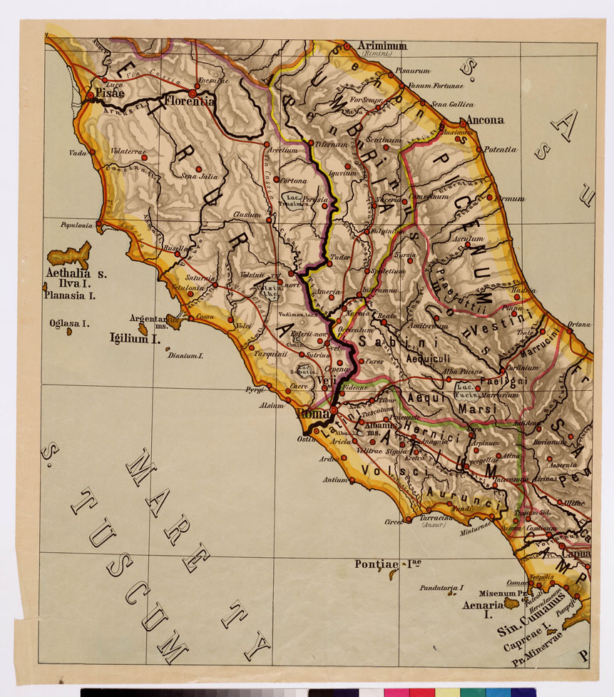(N:16411) ITALIA TABULAE MAXIMAE... - Foglio 5 (B0008502) Carte e stampe antiche: riproduzione a colori su carta (formato A1)