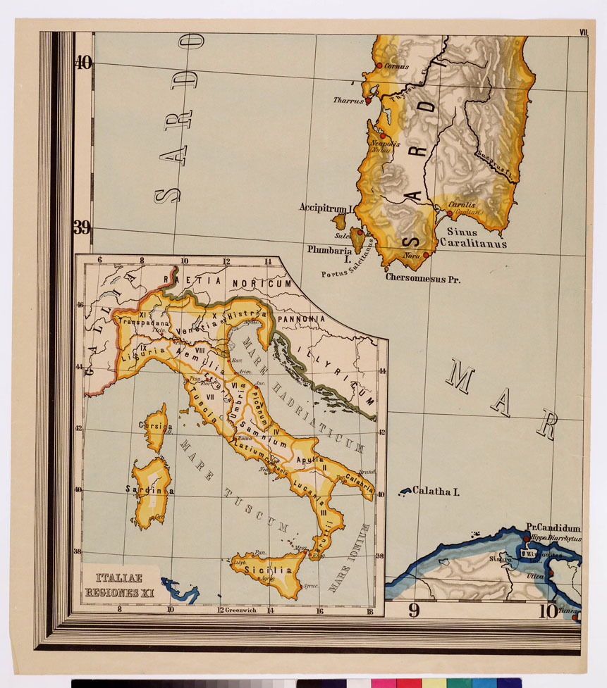 (N:16413) ITALIA TABULAE MAXIMAE... - Foglio 7 (B0008504) Carte e stampe antiche: riproduzione a colori su carta (formato A1)