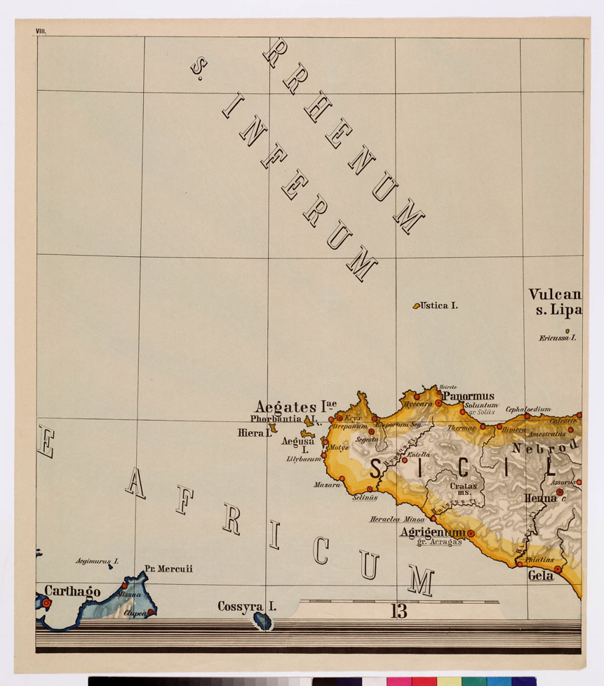 (N:16414) ITALIA TABULAE MAXIMAE... - Foglio 8 (B0008505) Carte e stampe antiche: riproduzione a colori su carta (formato A1)