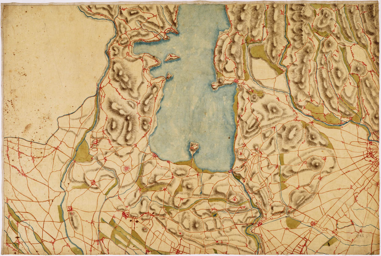 (N:8573) CARTE DU THEATRE DE LA GUERRE EN ITALIE EN 1733 ET 34 - Tavola 1 (B0008721) Carte e stampe antiche: riproduzione a colori su carta (formato A1)