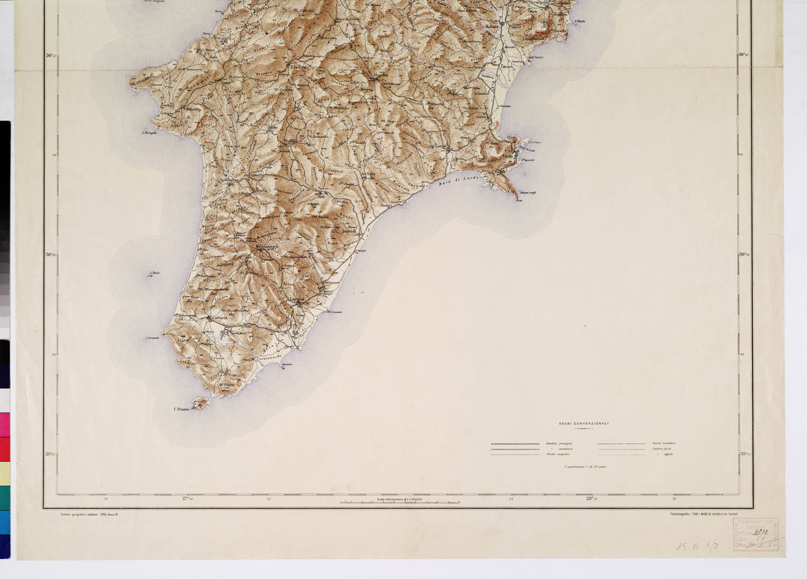 (N:10673) ISOLA DI RODI (B0010049, B0010050, B10049-0) Carte e stampe antiche: riproduzione a colori su carta (formato A1)