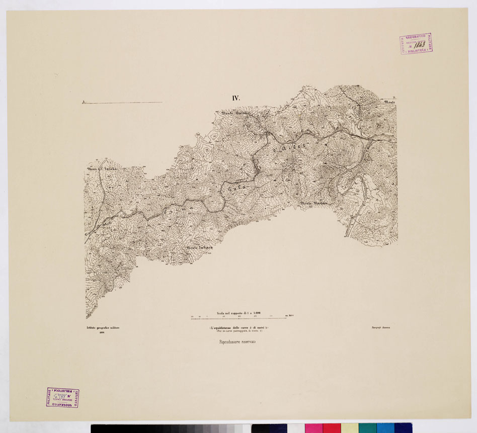 (N:15663) SAATI AILET - Foglio 4 (B0010396) Carte e stampe antiche: riproduzione a colori su carta (formato A1)
