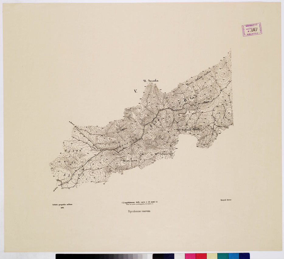 (N:15664) SAATI AILET - Foglio 5 (B0010397) Carte e stampe antiche: riproduzione a colori su carta (formato A1)
