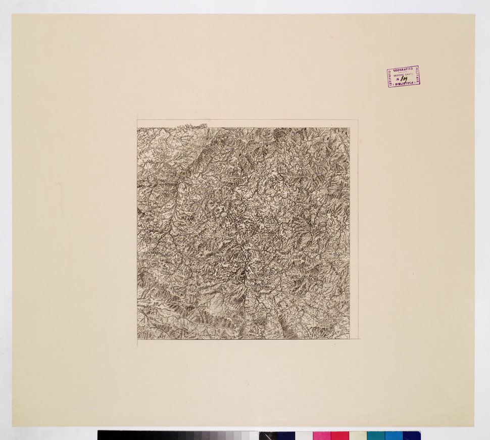 (N:8903) COLONIA ERITREA - REGIONE GHENGHEREN-CHEREN-VALLE GULA-SCIOTEL - Foglio 3 (B0010664) Carte e stampe antiche: riproduzione a colori su carta (formato A1)