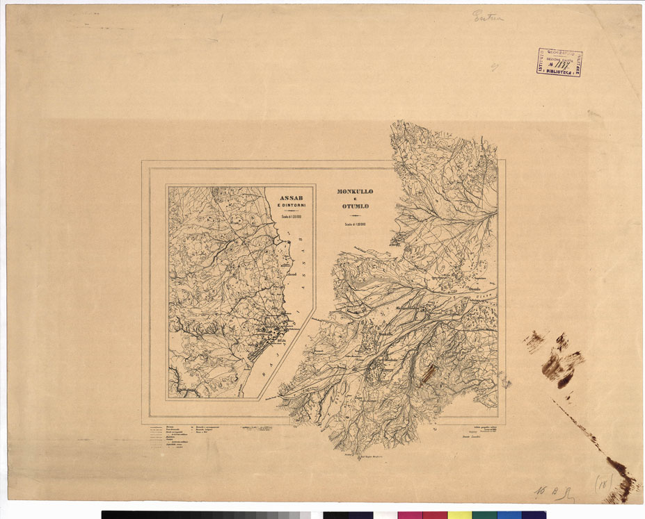 (N:12883) I - ASSAB E DINTORNI	
II - MONKULLO E OTUMLO






 (B0010695) Carte e stampe antiche: riproduzione a colori su carta (formato A1)