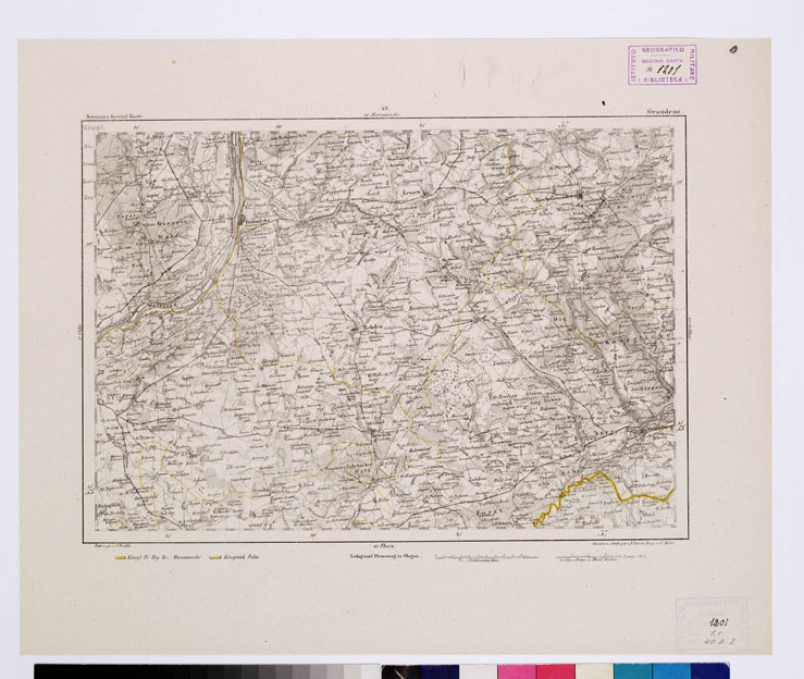 (N:14967) REYMANN'S TOPOGRAPHISCHER SPECIAL KARTE VON MITTEL EUROPA - GRANDENZ F 48 (B0012102) Carte e stampe antiche: riproduzione a colori su carta (formato A1)