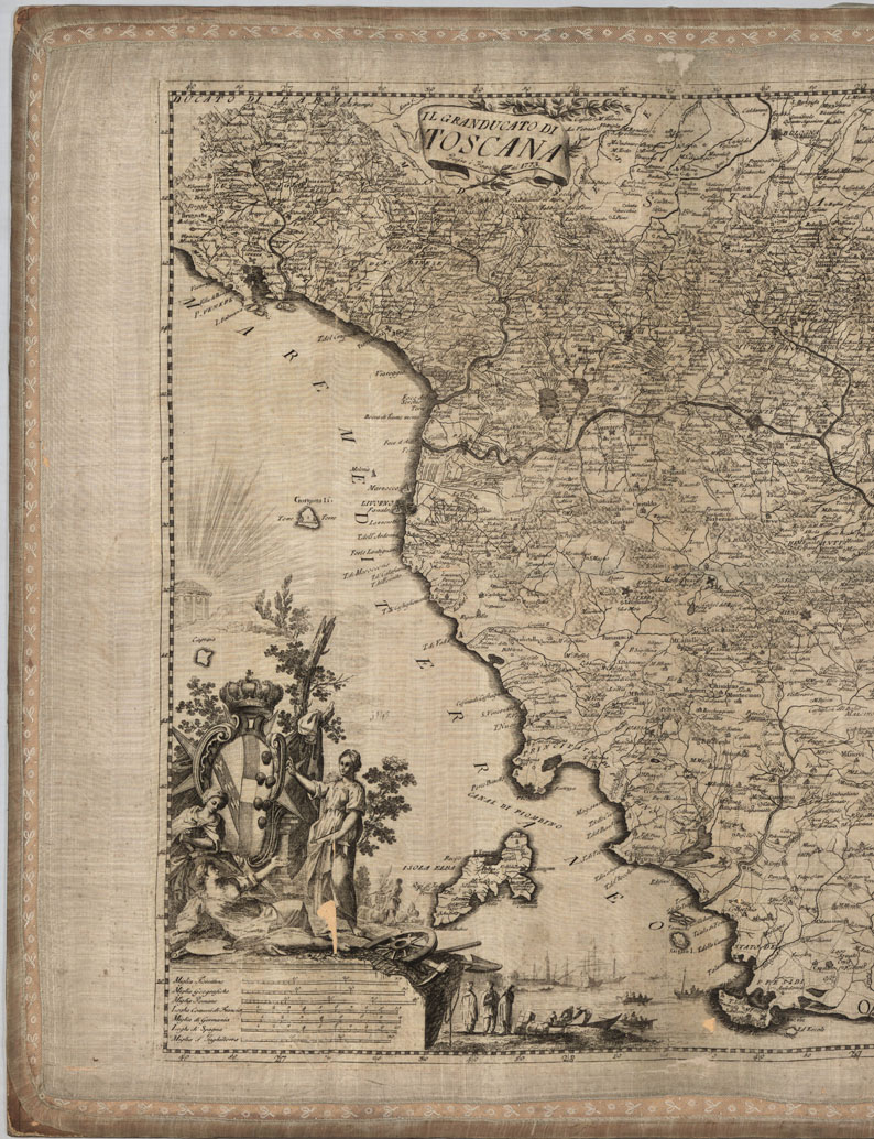 (N:9458) GRANDUCATO DI TOSCANA PRESSO I PAGANI (B0012941, B0012942, B12941-2) Carte e stampe antiche: riproduzione a colori su carta (formato A1)