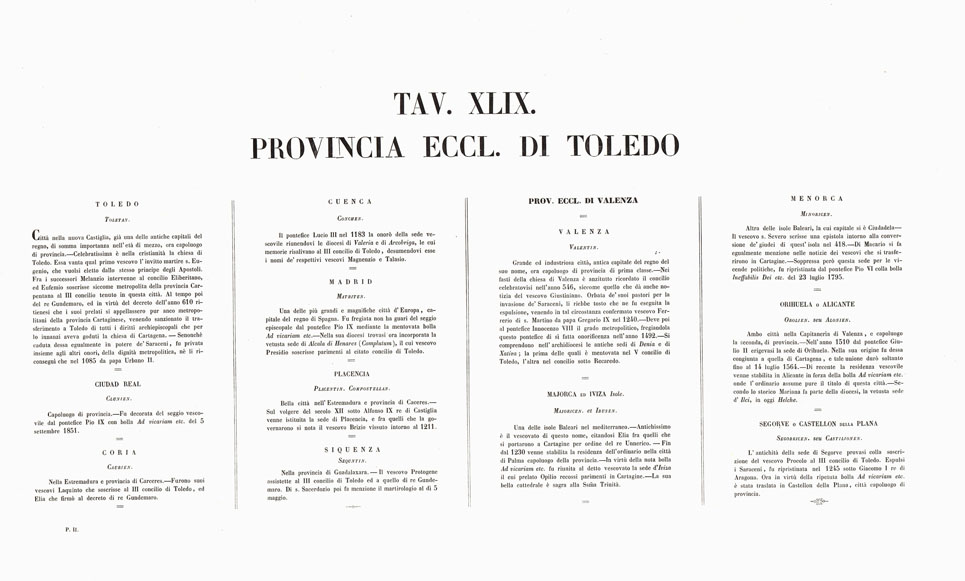 (N:6818) L'Atlante del Petri - Parte II Tavole XLVI - XLVII - XLVIII - XLIX - L - CIRCOSCRIZIONE DELLE PROVINCE ECCLESIASTICHE E DIOCESI NEI REGNI DI SPAGNA E PORTOGALLO. (B0013166, B0013167, B0013168, B0013170, B0013174, B0013175, B0013176) Carte e stampe antiche: riproduzione a colori su carta (formato A1)