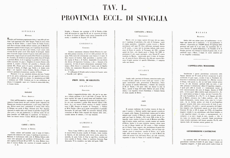 (N:6818) L'Atlante del Petri - Parte II Tavole XLVI - XLVII - XLVIII - XLIX - L - CIRCOSCRIZIONE DELLE PROVINCE ECCLESIASTICHE E DIOCESI NEI REGNI DI SPAGNA E PORTOGALLO. (B0013166, B0013167, B0013168, B0013170, B0013174, B0013175, B0013176) Carte e stampe antiche: riproduzione a colori su carta (formato A1)