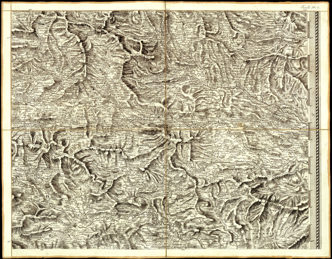 (N:986) CARTE GENERALE DU THEATRE DE LA GUERRE EN ITALIE ET DANS LES ALPES...(Carta Generale del teatro della guerra in Italia...) - Foglio 10 - Lubiana, Klagenfurt, Graz (B0013828) Carte e stampe antiche: riproduzione a colori su carta (formato A1)