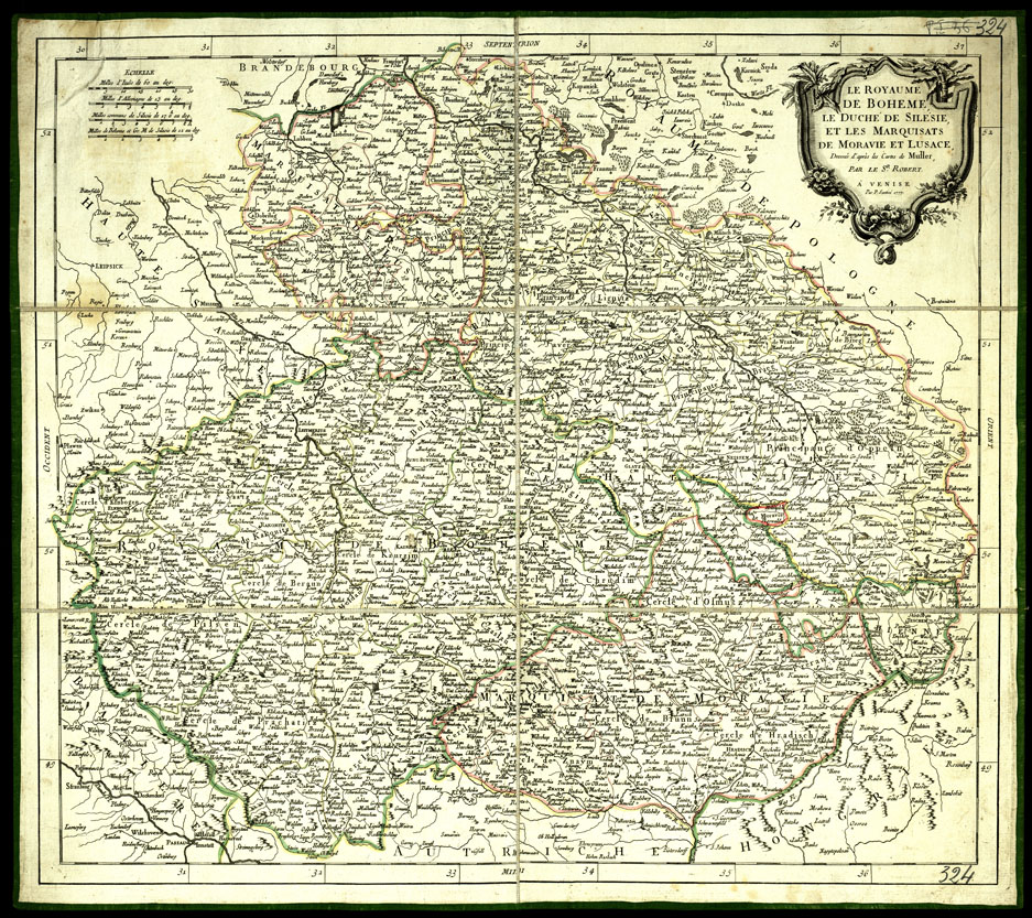 (N:20563) LE ROYAUME - DE BOHEME (B0017021) Carte e stampe antiche: riproduzione a colori su carta (formato A1)