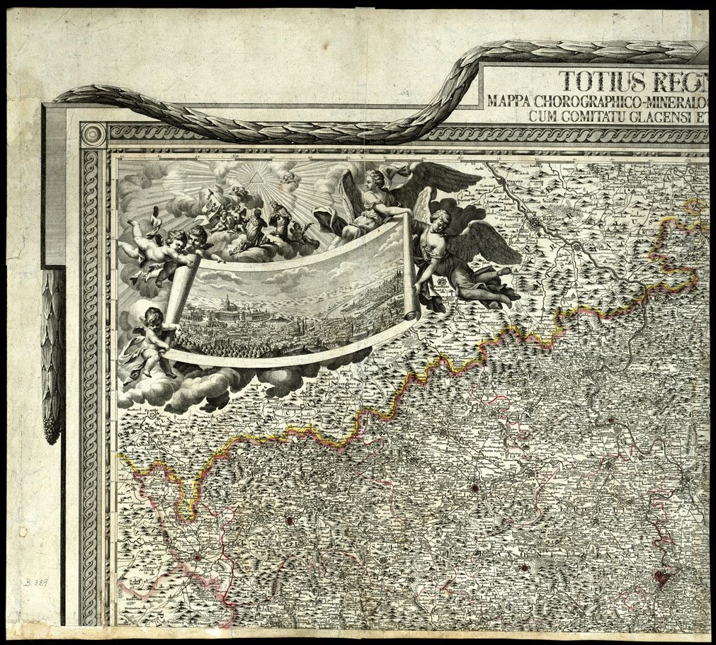 (N:20569) TOTIUS REGNI BOHEMIA-MAPA CHOROGRAPHICO-MINERALOGICO-HIDRAULICO-COMMERCIALIS-CUM - Foglio 1 (B0017027) Carte e stampe antiche: riproduzione a colori su carta (formato A1)