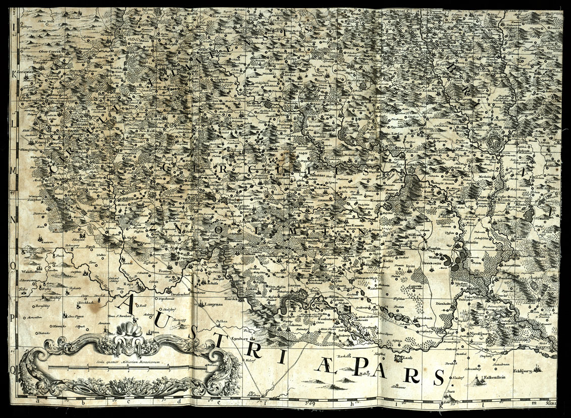 (N:20576) TABULA GENERALIS - MARCHIONATUS - MORAVIAE (B0017034) Carte e stampe antiche: riproduzione a colori su carta (formato A1)