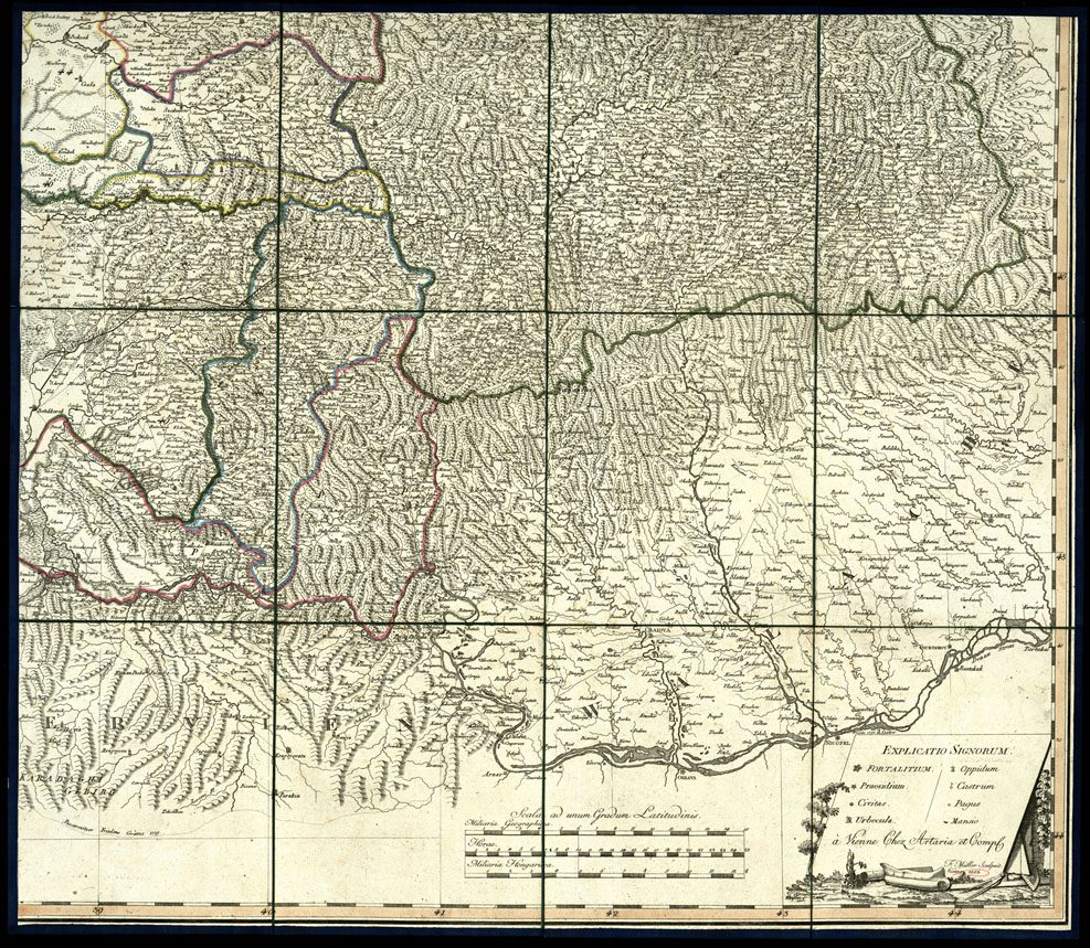 (N:20584) MAPPA NOVISSIMA-REGNORUM-HUNGARIAE - Parte 4 (B0017042) Carte e stampe antiche: riproduzione a colori su carta (formato A1)