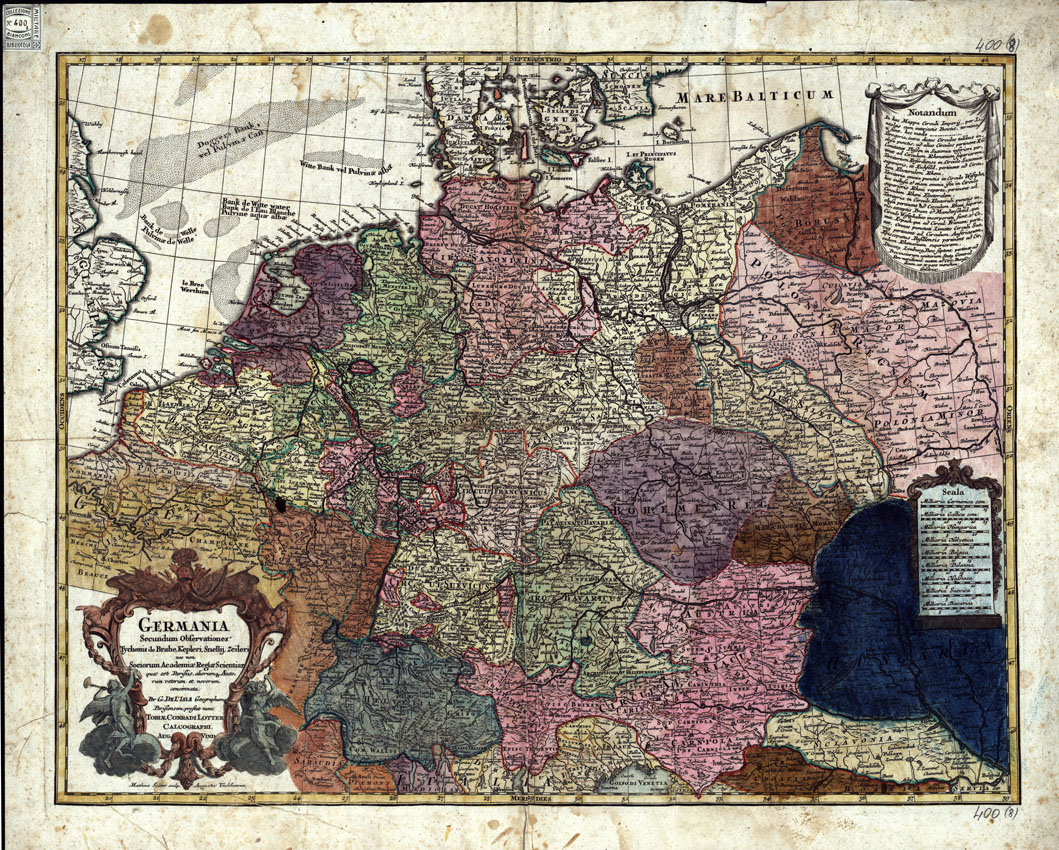 (N:20666) GERMANIA (B0017137) Carte e stampe antiche: riproduzione a colori su carta (formato A1)