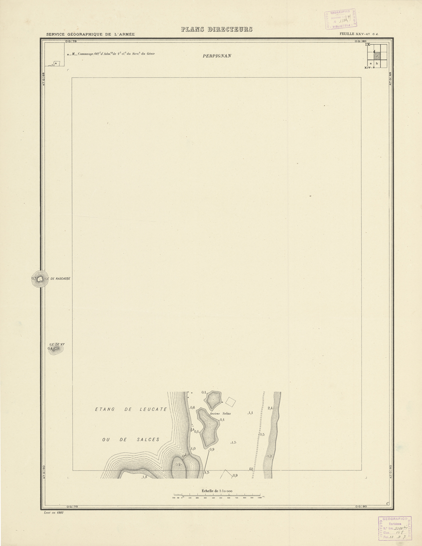 (N:21011) PLANS DIRECTEURS - FEUILLE XXV 47 N6d (B0017491) Carte e stampe antiche: riproduzione a colori su carta (formato A1)
