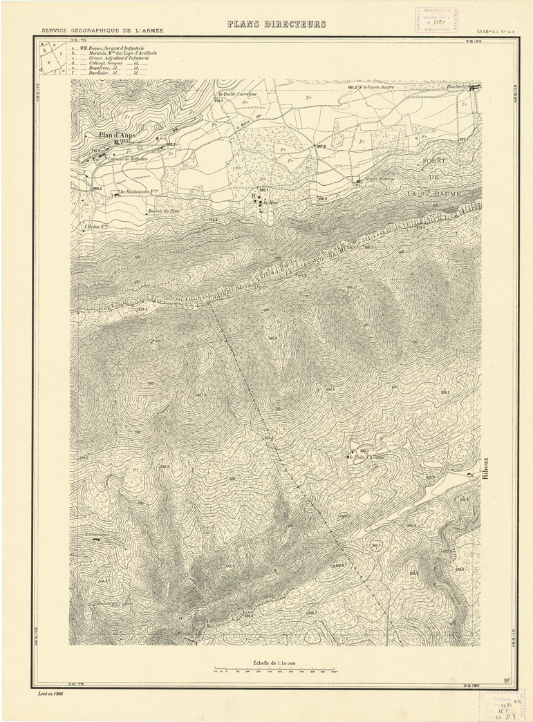 (N:21345) PLANS DIRECTEURS - XXXII 45 N4d (B0017827) Carte e stampe antiche: riproduzione a colori su carta (formato A1)