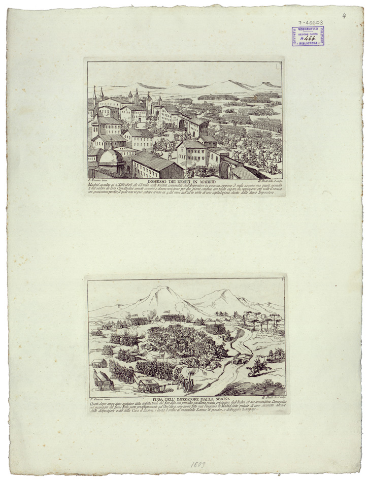 (N:34787) VEDUTE - LI REGNI DI SPAGNA E PORTOGALLO - FOGLIO 4 (B0020620) Carte e stampe antiche: riproduzione a colori su carta (formato A1)
