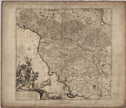 (N:9458) GRANDUCATO DI TOSCANA PRESSO I PAGANI (B0012941, B0012942, B12941-2) Carte e stampe antiche: riproduzione a colori su carta (formato A1)