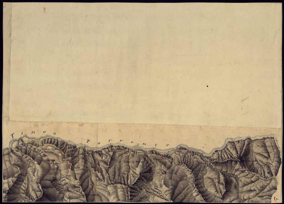 (N:5771) CARTA ORIGINALE LEVATA SUL TERRENO ALLA SCALA 1:20 000 CHE DALLA VALLE DI BLORA SI ESTENDE FINO AL MARE E DALLA VESUBIA SINO AI CONFINI DELLA FRANCIA SUL FIUME VAR E PARTE DELL'ESTERON - FOGLIO 1. (CA000321) Carte e stampe antiche: riproduzione a colori su carta (formato A1)