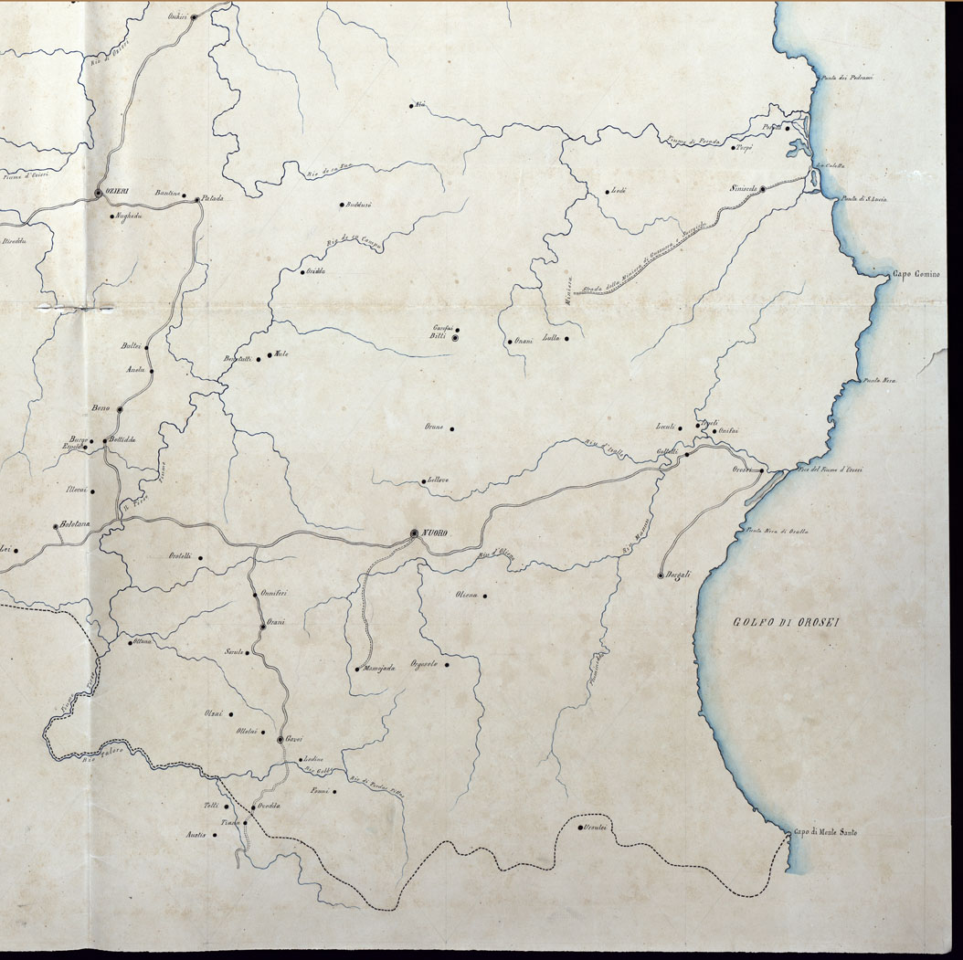 (N:5970) ISOLA DI SARDEGNA. PROVINCIA DI SASSARI. (CA000526, CA000527, CA000528, CA000529, CA000530) Carte e stampe antiche: riproduzione a colori su carta (formato A1)