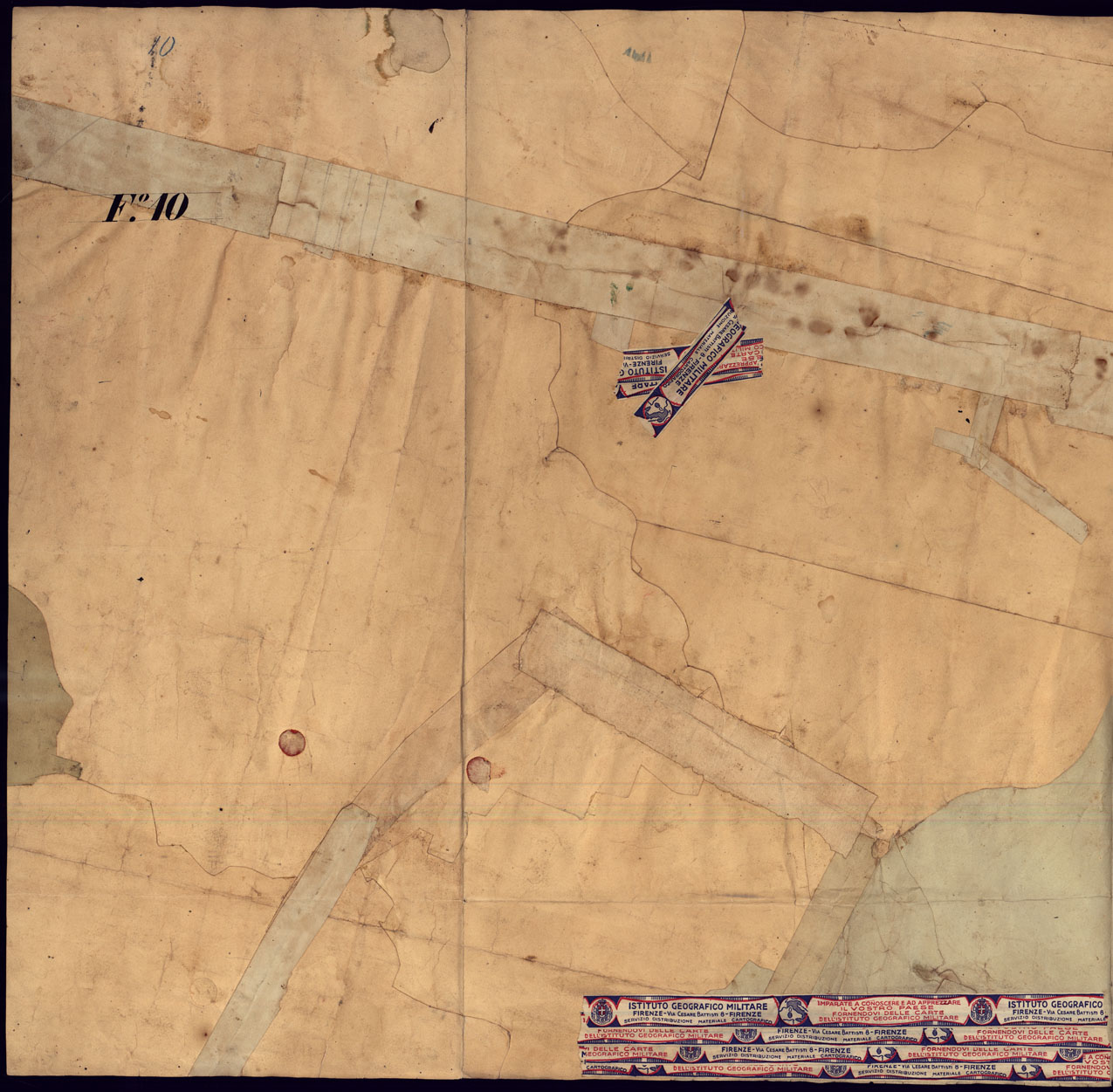 (N:14408) CARTA TOPOGRAFICA DELLA PROVINCIA DI MORTARA - FOGLIO 10 FRONTE/RETRO (CA000922, CA000924, CA000925, CA000923) Carte e stampe antiche: riproduzione a colori su carta (formato A1)