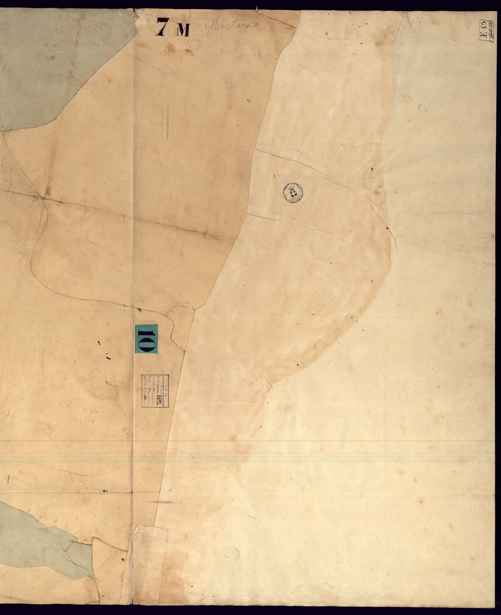 (N:14406) CARTA TOPOGRAFICA DELLA PROVINCIA DI MORTARA - FOGLIO 13 FRONTE/RETRO.
 (CA000930, CA000931, CA000932, CA000933) Carte e stampe antiche: riproduzione a colori su carta (formato A1)