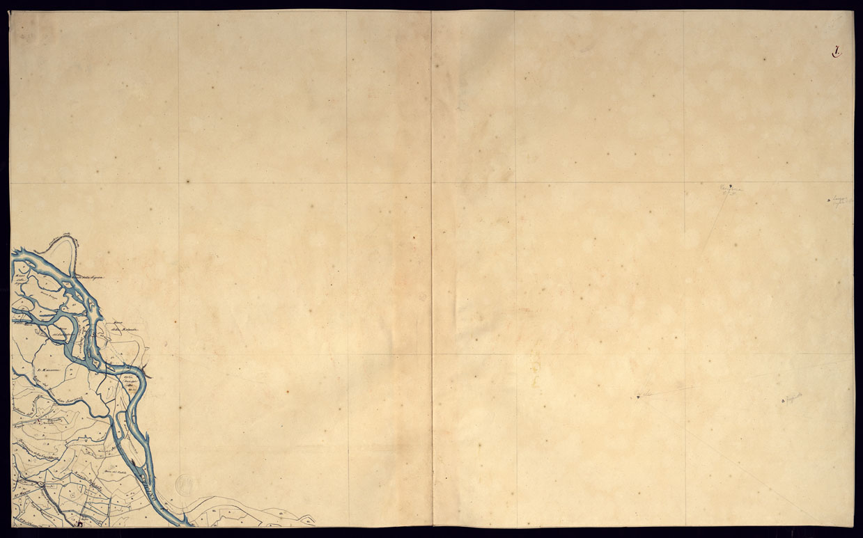 (N:10926) CARTA DELLA LUMELLINA RIDOTTA NELL'UFFICIO TOPOGRAFICO NE' MESI DI MAGGIO E GIUGNO 1816 - FOGLIO 7. (CA000961) Carte e stampe antiche: riproduzione a colori su carta (formato A1)