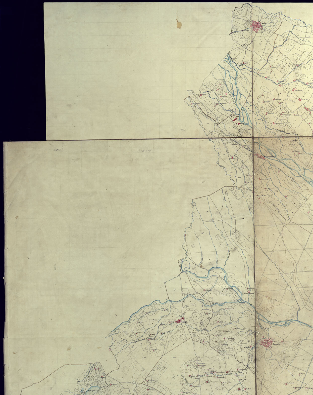 (N:2599) DINTORNI DI TORINO (CA001534, CA001535, CA001536, CA001537, CA001538, CA001539) Carte e stampe antiche: riproduzione a colori su carta (formato A1)