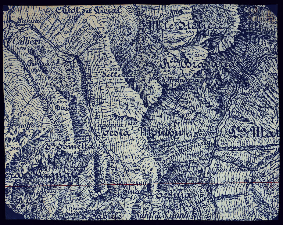 (N:23484) CARTA DEL MONCENISIO - RIPARTO PRIMO SUD-EST - FOGLIO3. (CA001772) Carte e stampe antiche: riproduzione a colori su carta (formato A1)