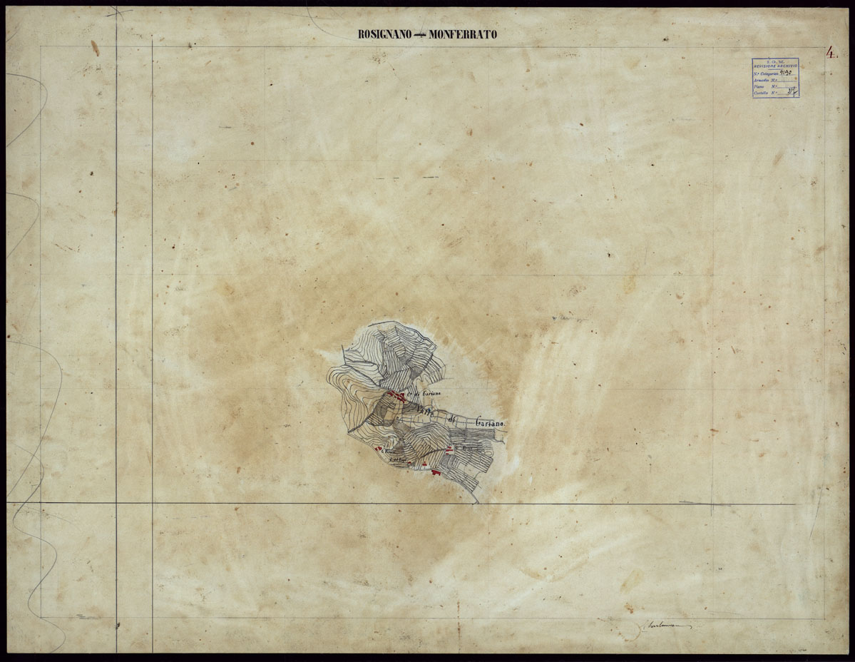 (N:23617) GRUPPO DI 132 FRAZIONI DI MINUTE DI CAMPAGNA ALLA SCALA 1:10.000 DEI RILEVAMENTI ESEGUITI NEL 1853-1867 - ROSIGNANO - RILIEVI OPERATORE N. 4. (CA002225) Carte e stampe antiche: riproduzione a colori su carta (formato A1)